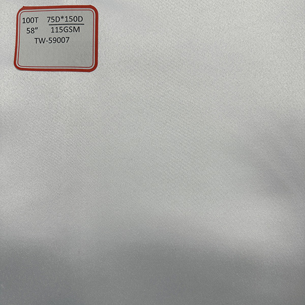75D*150D Polyester Satin Fabric 120GSM Women'S Fashion Wedding Dress Fabric