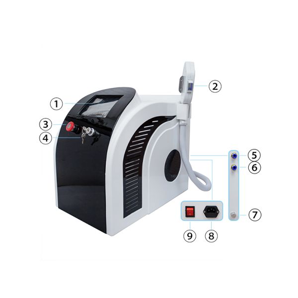 OPT hair removal machine painless laser hair removal machine E-light laser hair removal machine  vertical beauty machine