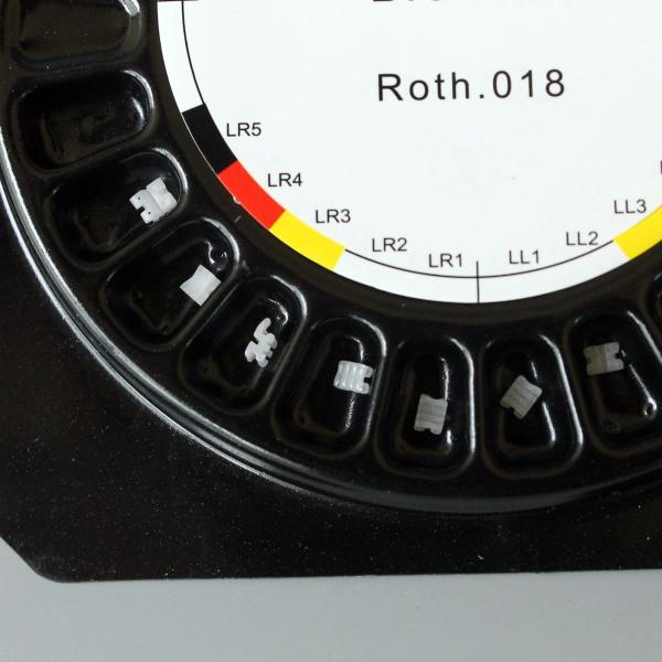 Mbt 022 Ceramic Dental Bracest Lower Friction Force For Orthodontic Treatment