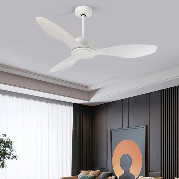 Ventilateurs de plafond décoratifs modernes pour la maison de 48 pouces, 110V/220V