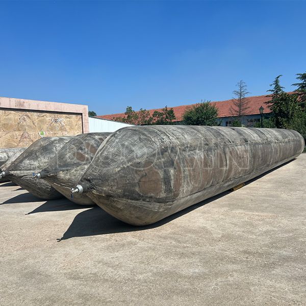 Coussins gonflables de lancement de navires durables en caoutchouc synthétique portable pour levage marin