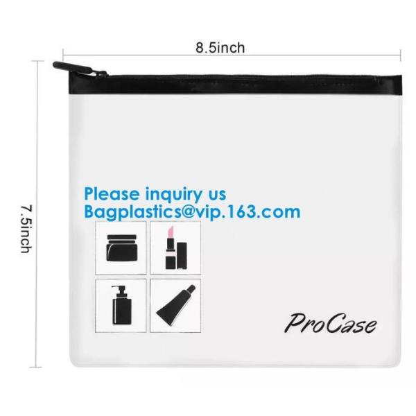 Cosmetic/ Makeup/ Toiletry Customized Beach Zipper Clear PVC Cosmetic Bag Travel Toiletry Wash Bath PVC Cosmetic Bag