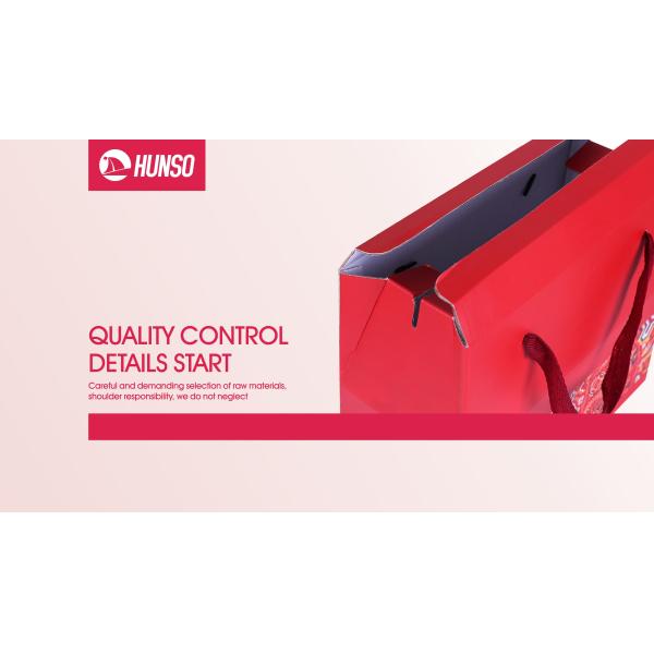 Chinese Style Printed Paper Bags Festival Gifts Ivory Board Scarlet Bags With Ribbon Rope