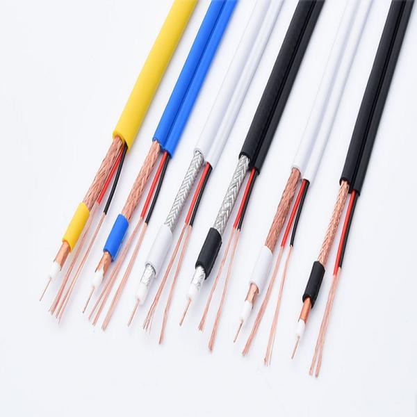 Коаксиальный кабель куртки PVC RG59 PE 2DC для местного сообщения