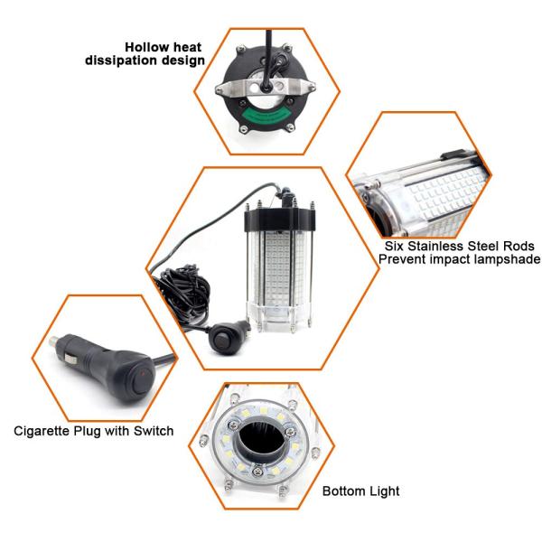 Нержавеющая сталь 5050 297 рыб СИД привлекая свет