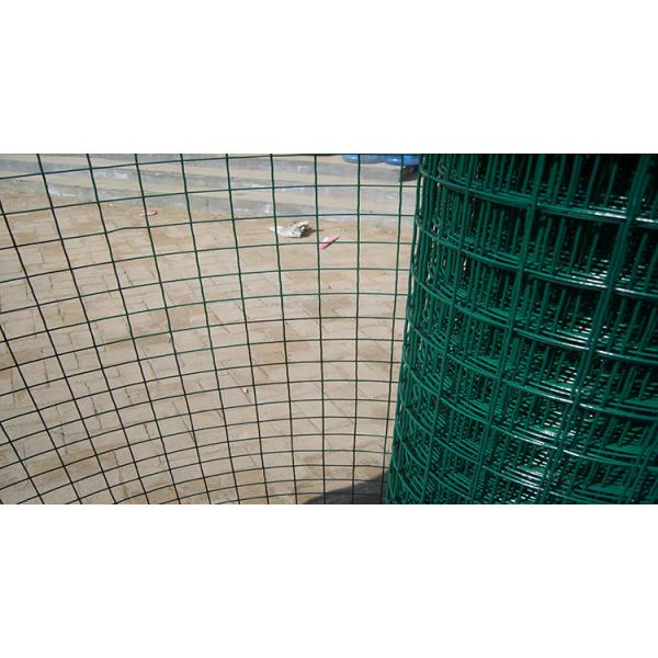 Highways Green Metal Fencing , High Strength Welded Galvanised Mesh Fencing