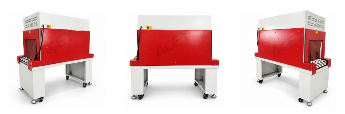 Automatic Heat Shrink Tunnel Packaging Machine For PE PP POF PVC