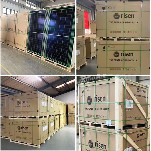 Best Quality Risen 700Watt 710W 720W 730W MONO N Type HJT Bifacial Double Glass PV Module Solar Panel
