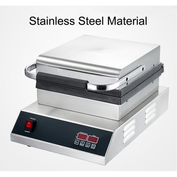 Fabricante eléctrico de waffles de huevo cuadrado para hornear pan de pastel de waffle a temperatura de 0-250 ° C