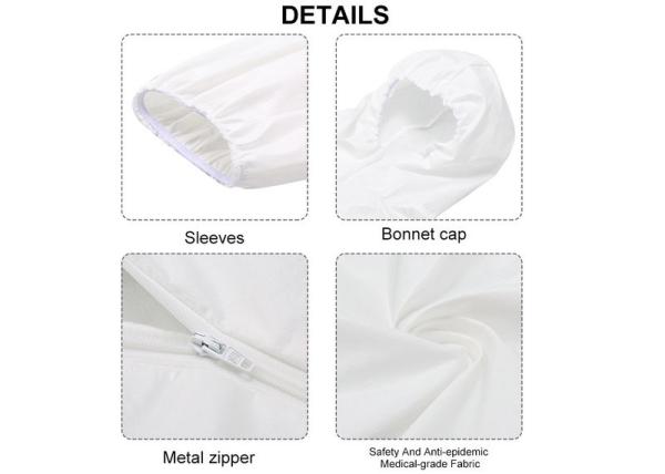 Antivirus Medical Protective Coveralls Disposable Protective Suit Against Germs