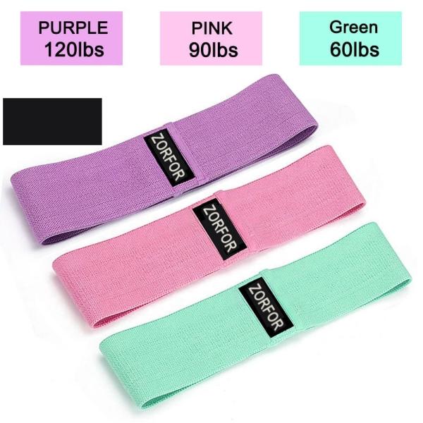 Yoga Gym Exercise fitness for Legs Glutes Booty Hip Fabric Resistance Bands