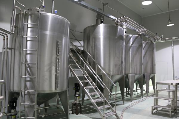 Leite e leite Podwer que faz a linha de produção da leiteria 500 L/hour