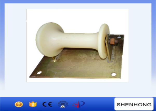 10KN Load Capacity Straight Line Nylon Cable Roller for Cable Laying Project