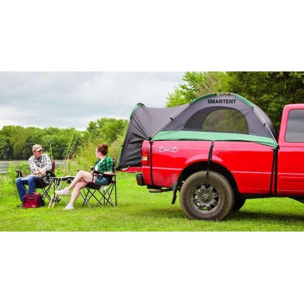 2-человек Внешняя быстрая установка Двухцветный водонепроницаемый полиэстер пикап грузовик Кампинговая палатка с стекловолокнистыми столбами