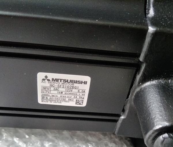 JAPAN MITSUBISHI Industrial Control Servo HC-SFS102BG1 AC Servo Motor 2000min/r,1KW