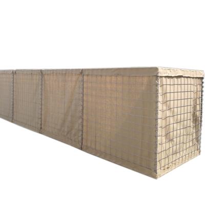 Saco defensivo da areia da parede militar da barreira da cesta 4mm Hesco Hesco de Gabion