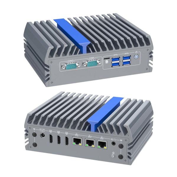 Intelligent Warehouse Fanless Linux PC 12th Gen I3 I5 I7 Ddr5 Mini PCs