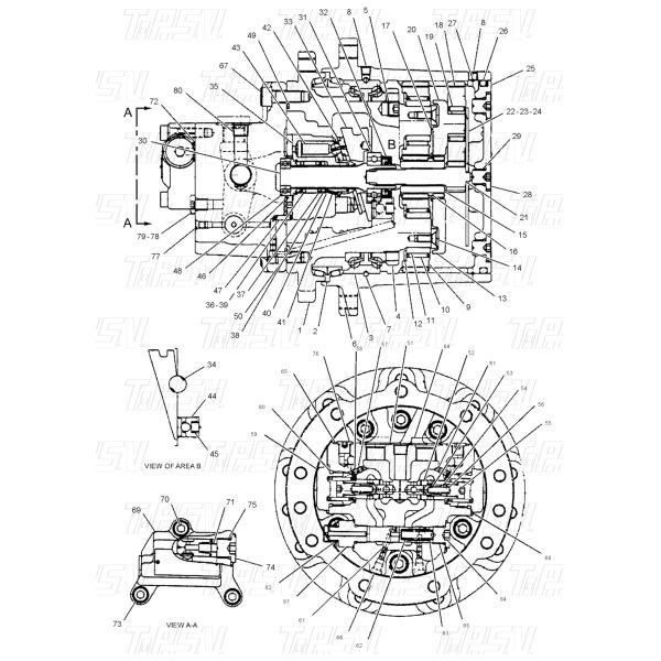 150-0821 150-0822 150-2823 E303 Excavator Travel 1 Stage Carrier Shim Spare Parts Electronics Parts Heat Treatment