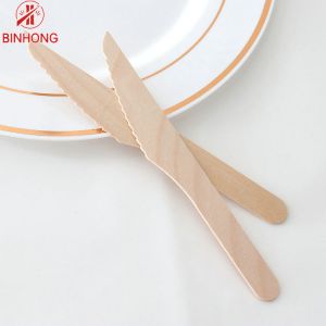 Твердая береза отсутствие столового прибора пластмасс ISO9001 устранимого деревянного