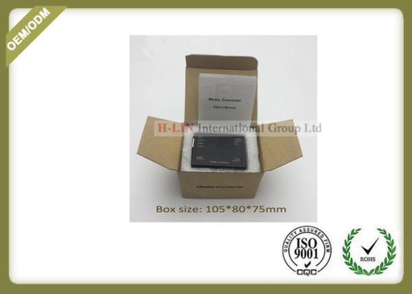 Professional Industrial Mini size compact Optical Media Converter 10/100/1000Mbps DC 5V~12V