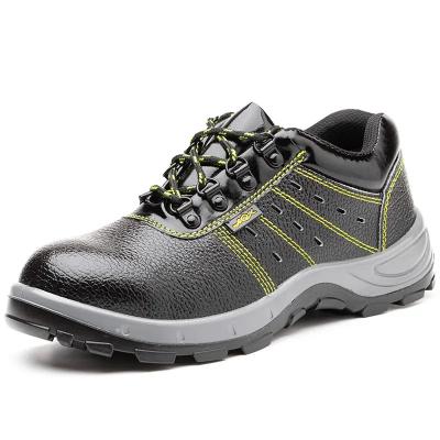 Industrial Construction Safety Shoes Black Leather Shoes For Men