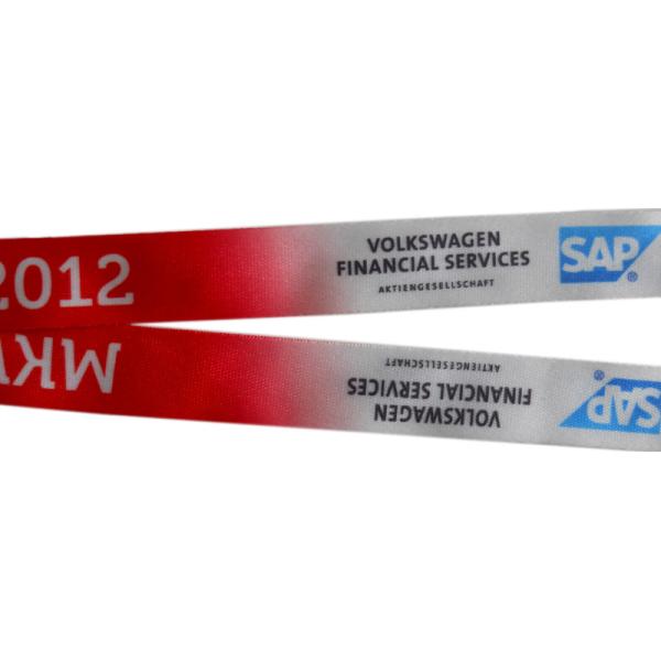 Nylon Plain Logo Printed Lanyard Sublimation Polyester 900mm Length