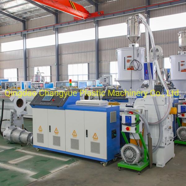 HDPE Water Supply Pipe Extrusion Production Line / Computerized Extruder / Making Machine