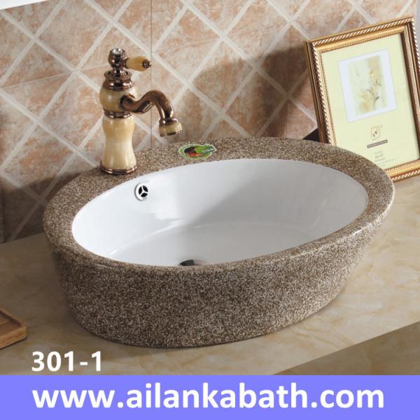 2016 new model fashion blue white color basin sanitary ware  colorful art basin for bathroom
