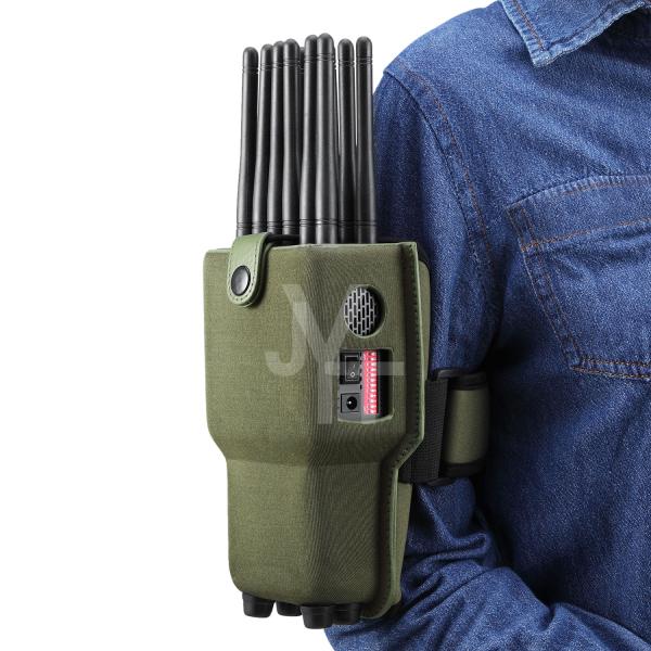 World First 12 Antennas All-in-One Full Bands Cell Phone Signal Jammer Blocking 315/433/868(Remote Control)GPSL1 WIFI