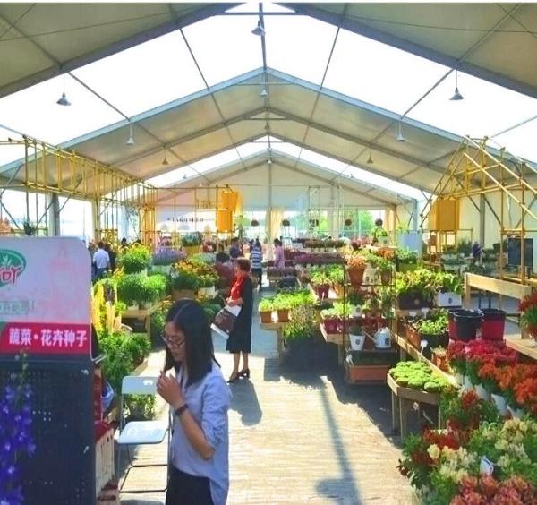 Unique Outdoor Marquee Tent events , Giant Party Tent Anti - Rust Fabric Cover