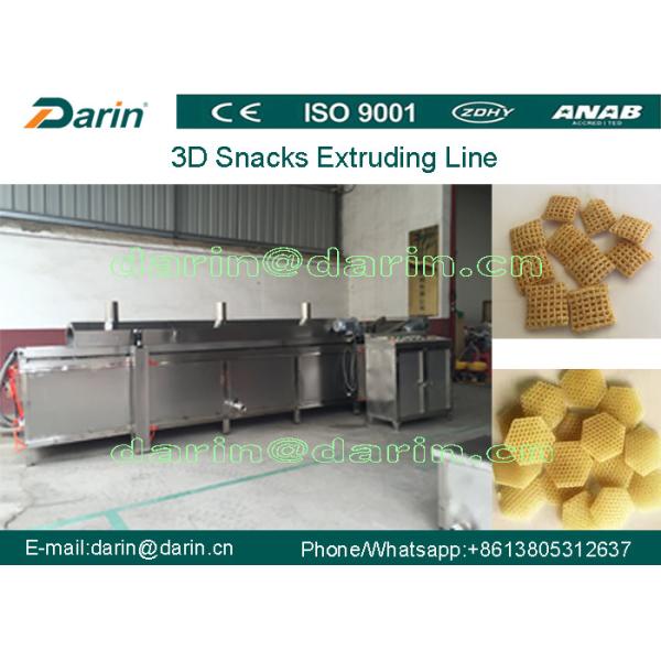 Máquina da extrusora do petisco do amido de batata 3D, máquina da fabricação de biscoitos