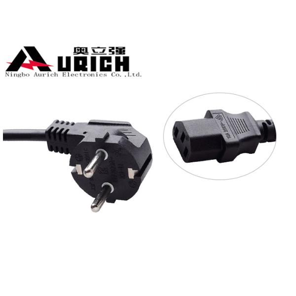 250V KC Approval 3 Pin Korea Power Cord Copper Conductor Material