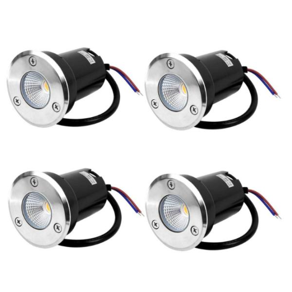 На открытом воздухе утопленная лампа 1W IP68 3000K 4000K 6500K СИД подземная