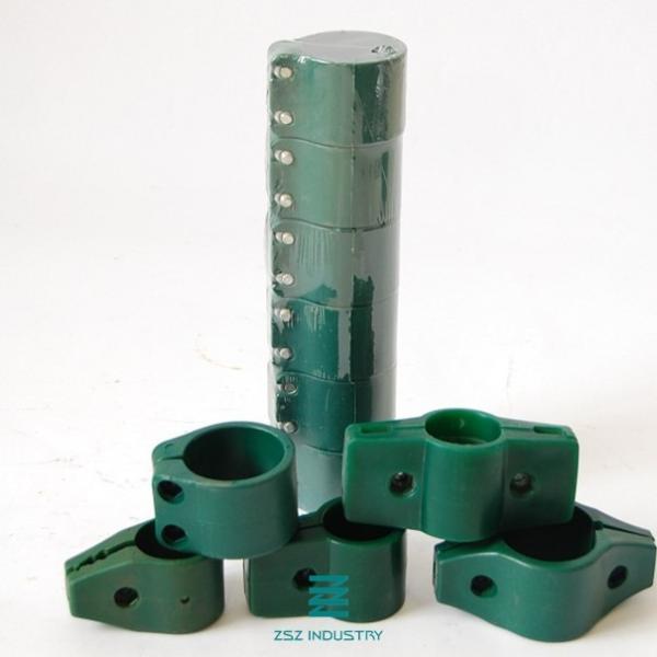 60x40mm Wire Fence Clips , Column Anchor Galvanised Fence Fittings