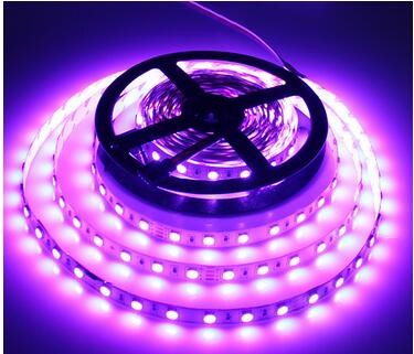 UL CE Rosh LED strips CRI97 purple color SMD5050 300LED IP66 led strip lamp 2700-6500K