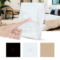 Commutateurs de fil simple de bande de l'interrupteur de lumière tactile standard de l'euro pour la maison