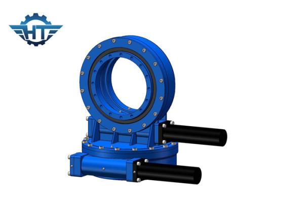 Hourglass Worm Gear Slewing Ring Bearing For Parabolic Csp With Curved Mirrors