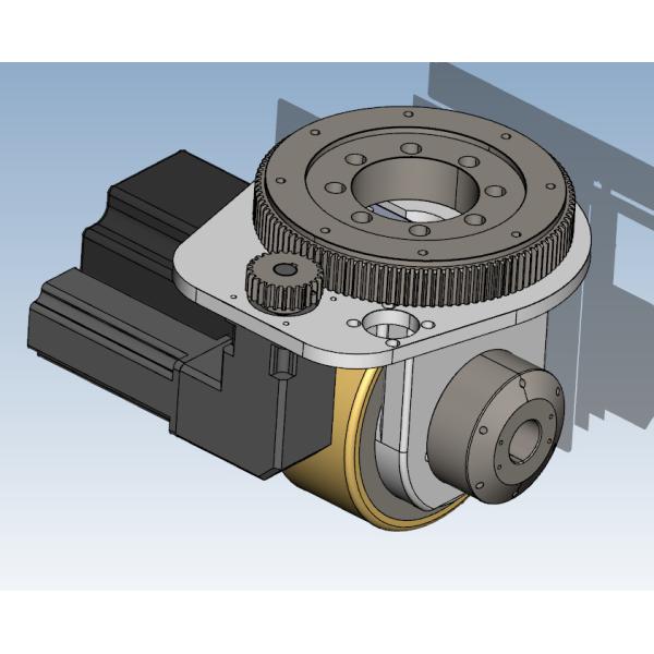 Steerable колесо привода мотора AC низшего напряжения BLDC с тракторным двигателем сервопривода 48V 1000W