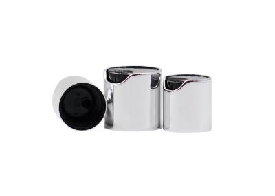 dos fechamentos superiores de alumínio de prata brilhantes do tampão do disco de 24mm revestimento UV