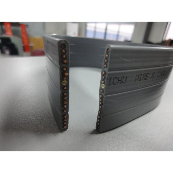 Flat Flexible Traveling Cable for Elevator with CE certificate TVVBG 24x0.75 with Special PVC Jacket