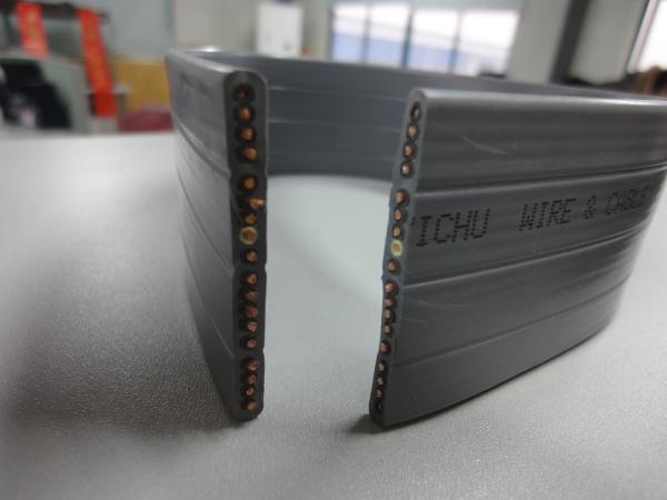 Flat Traveling Cable for Elevator with CE certificate 36G0.75 +2x2Px0.75 with Special PVC Jacket
