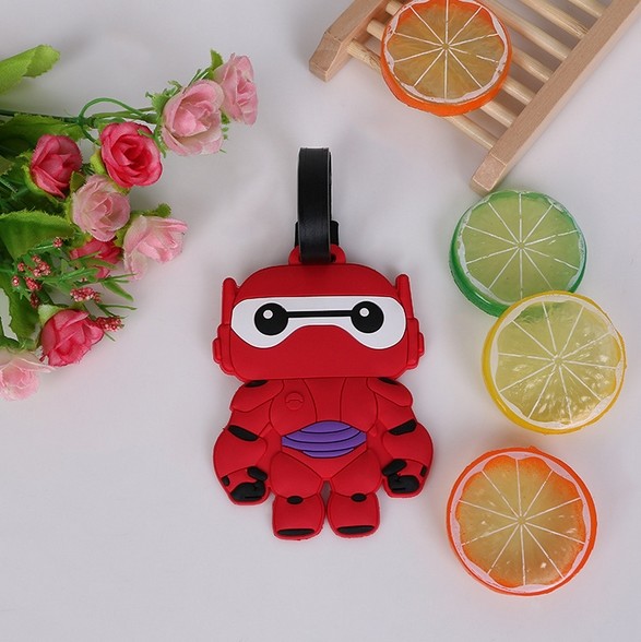 2018 Durable prevent luggage missing pvc luggage hang tag/travel 3D silicone luggage handle tag