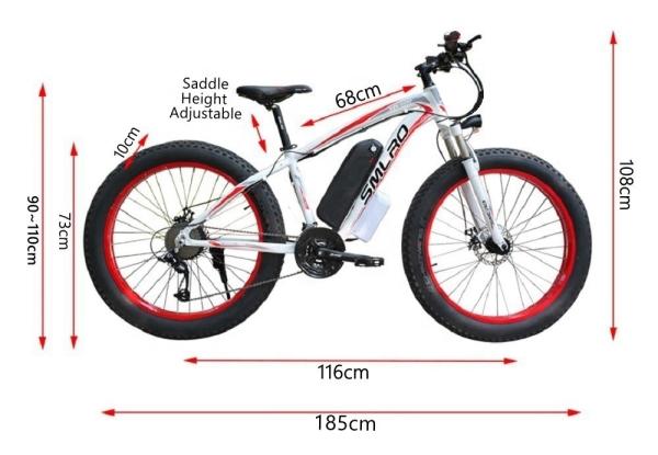 26x4.0 Fat Tyre Electric Cycle Multifunction With 16Ah Lithium Battery