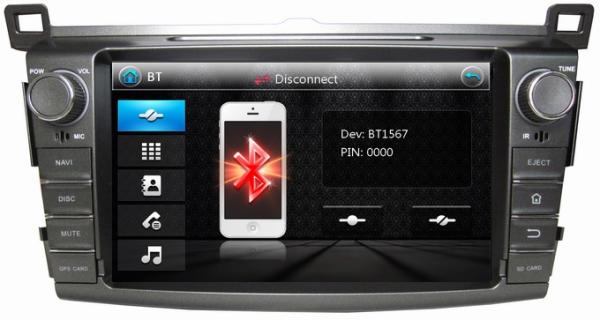 Ouchuangbo Wholesale Car GPS Sat Nav USB iPod DVD Audio Player Toyota RAV4 2013 OCB-8017A