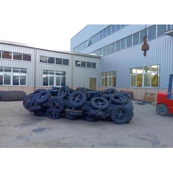 STS Marine Ship Yokohama Type Pneumatic Rubber Fender With Tires And Chain