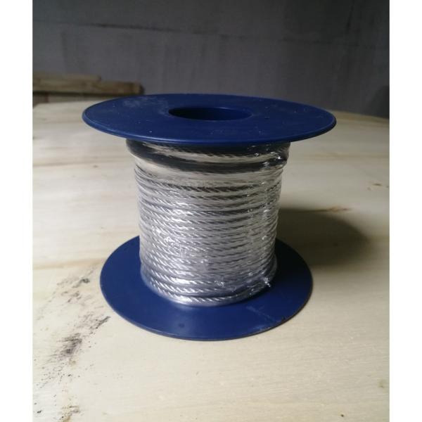 Cable d'avion galvanisé à haute résistance à la corrosion 1/16 pouces pour les applications industrielles