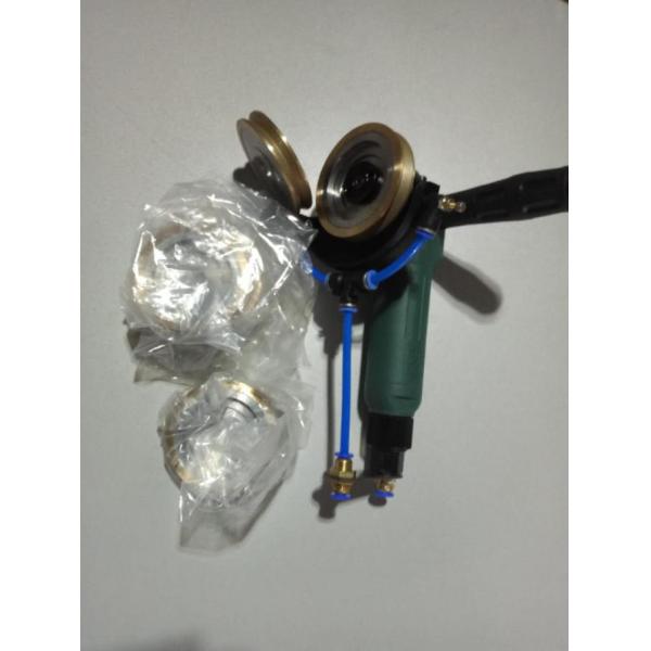 Portable Glass Edging Machine , Pneumatic Manual Glass Polishing Machine