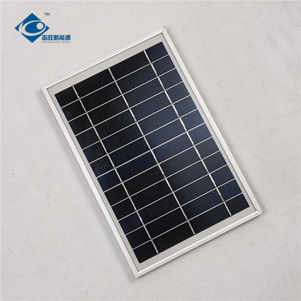 панель солнечных батарей системы солнечной энергии ZW-6W-6V 6V 6W мини портативная стеклянная прокатанная