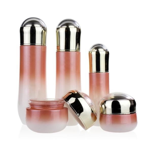 Стекло лосьона Whiet градиента розовое разливает насос по бутылкам 100ml бутылка стекла 3,4 Oz