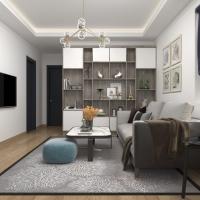 Laminado MDF Kitchenette Retângulo Sala de Jantar Mesa Conjunto Poltrona